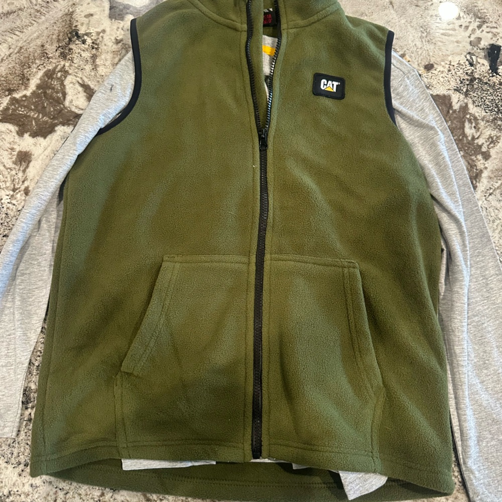 Long sleeve shirt and vest